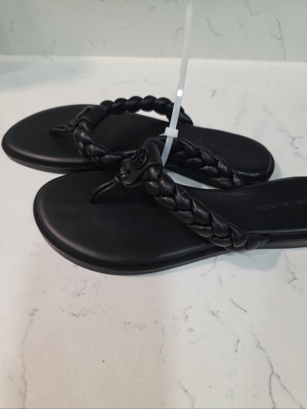 Tory Burch Braided Benton Leather Thong Sandal size 5.5 - Picture 7 of 8